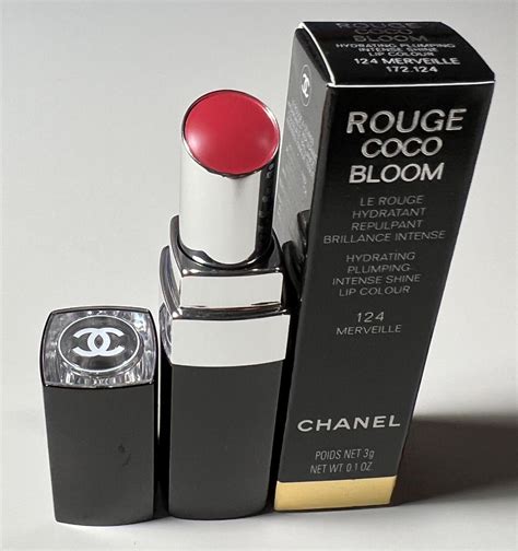 chanel 124 merveille|ROUGE COCO BLOOM Hydrating Plumping Intense Shine Lip .